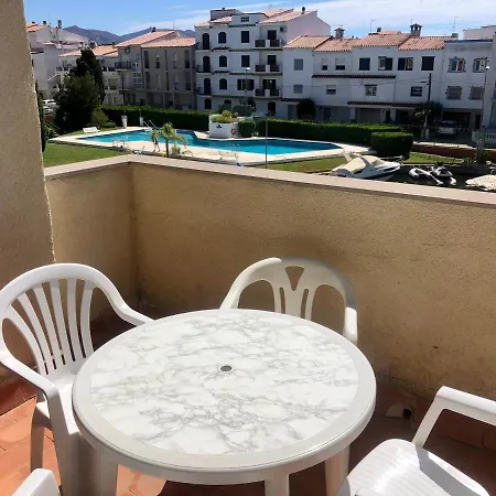 Port Sotavent 2C - Apartamento En La Marina De Empuriabrava - Piscina Comunitaria, - Parking - Vistas Al Canal - Cerca Centro Y Playa Extérieur photo