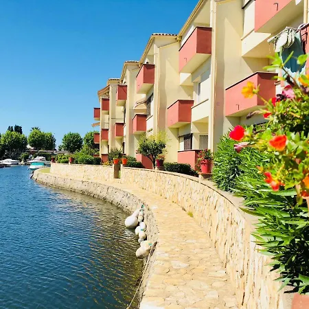 Port Sotavent 2C - Apartamento En La Marina De Empuriabrava - Piscina Comunitaria, - Parking - Vistas Al Canal - Cerca Centro Y Playa Extérieur photo